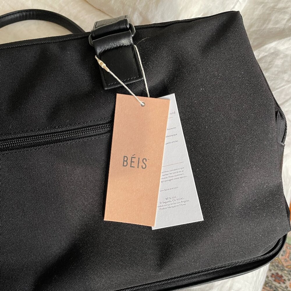 BEIS The Weekender Bag in Black - Picture 2 of 5